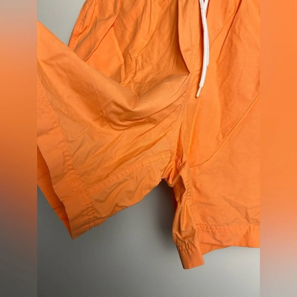 346 Brooks Brothers Shorts L Men Orange Swimming Outdoor Resort Vacation pull on